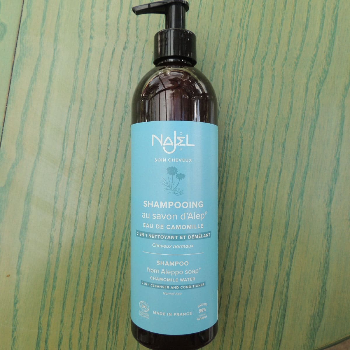 Shampooing Savon d'Alep 2 en 1 Camomille